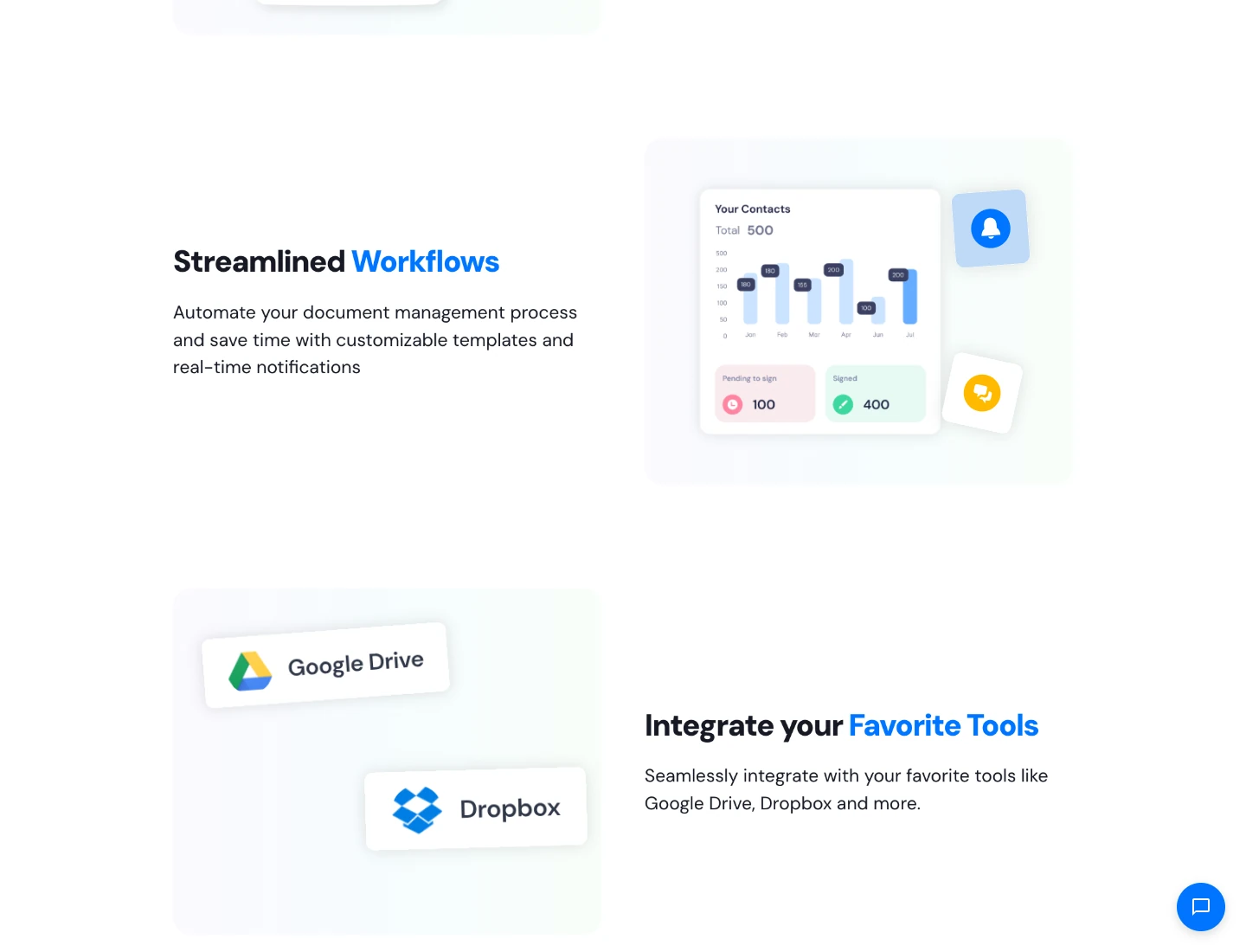 AorForms automation and integrations section